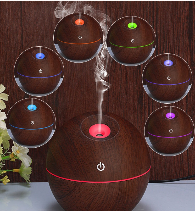 USB Aroma Essential Oil Ultrasonic Cold Steam Diffuser Air Humidifier Purifier 7 Color Change LED Night Light for Home Office USB Aroma Essential Oil Ultrasonic Cold Steam Diffuser Air Humidifier Purifier 7 Color Change LED Night Light for Home Office
